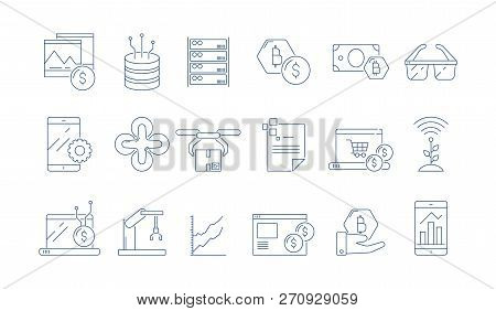 High Tech Technology Icon. Modern Business Software Headset Advanced Engineering Augmented Reality V