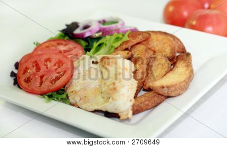Chickenchips plný talíř
