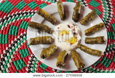 Dolmades.