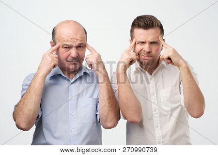 Puzzled Men Have Puzzled Looks, Feel Bewilderment