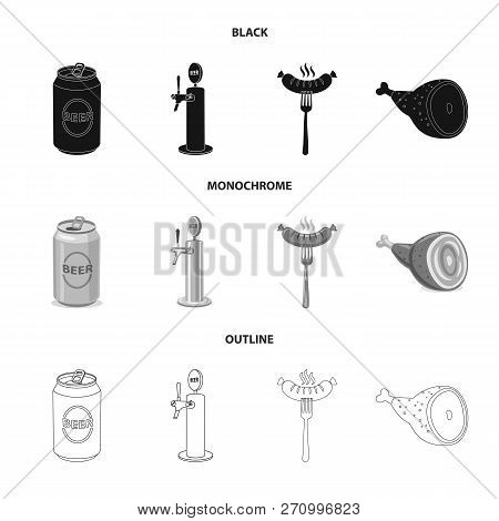 Vector Illustration Of Pub And Bar Icon. Collection Of Pub And Interior Stock Vector Illustration.