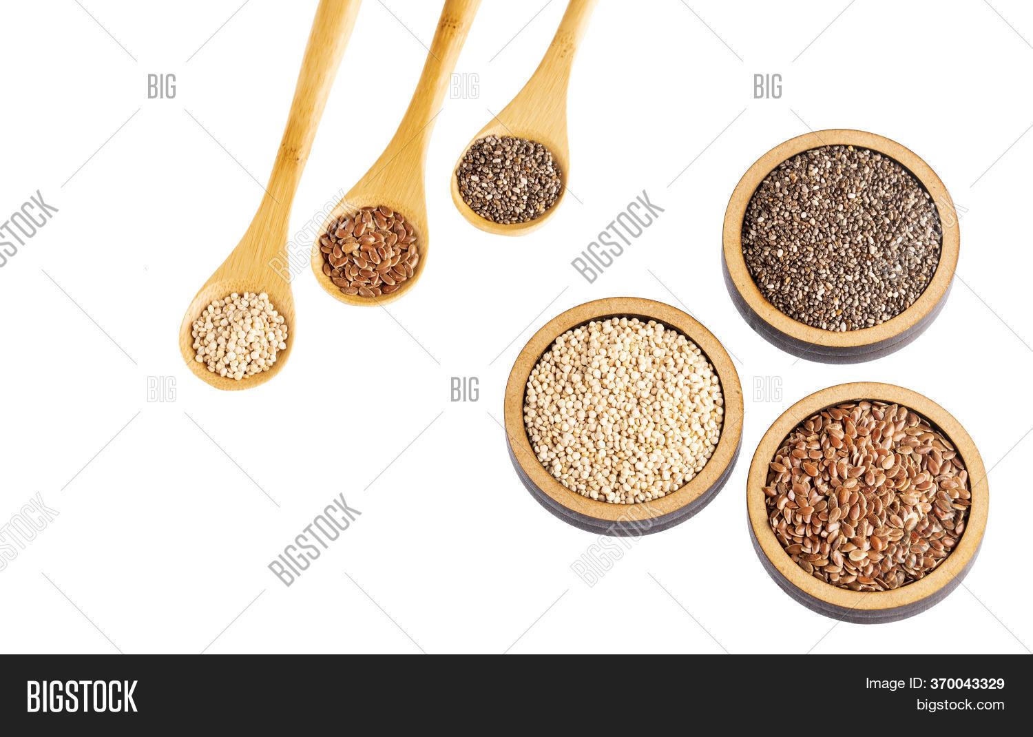 Quinoa, Flaxseed Chia Image & Photo (Free Trial) Bigstock