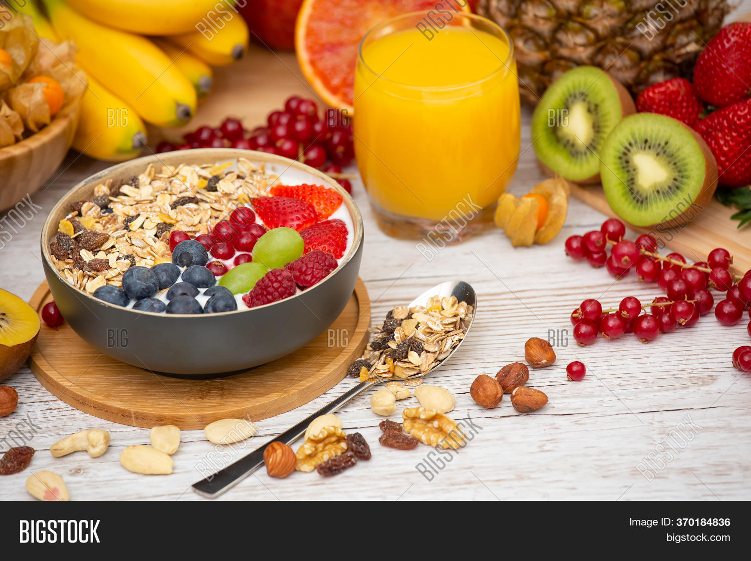 Group Fruits Breakfast Image & Photo (Free Trial) Bigstock