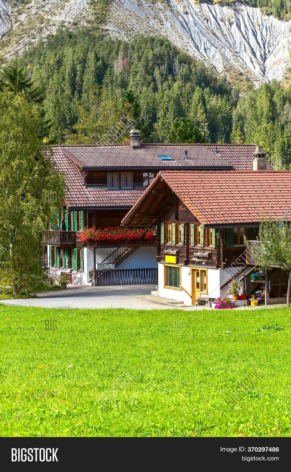 Houses Kandersteg Image & Photo (Free Trial) Bigstock