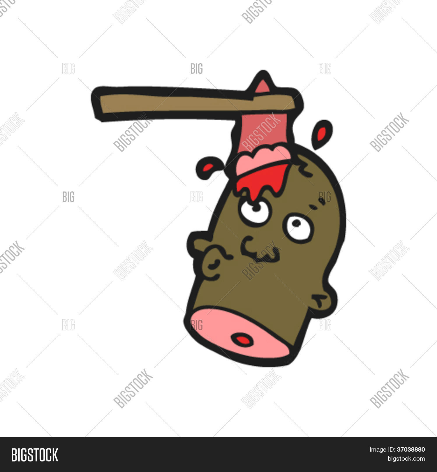 Cartoon Axe Head Vector & Photo (Free Trial) Bigstock
