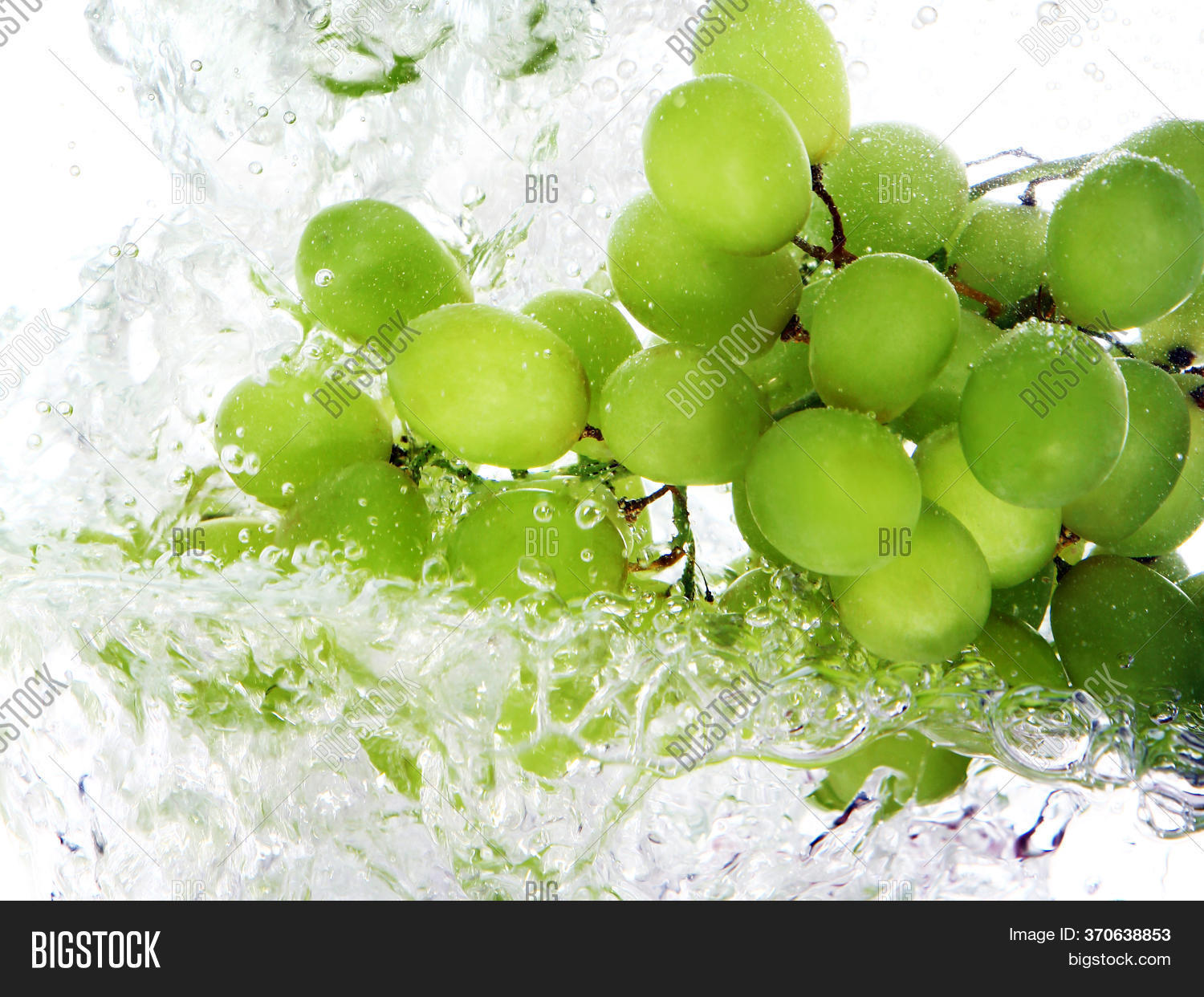 Green Grapes Water Image & Photo (Free Trial) Bigstock