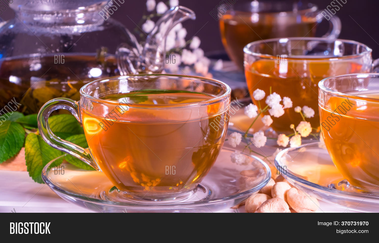 Teapot Mugs Green Tea Image & Photo (Free Trial) Bigstock