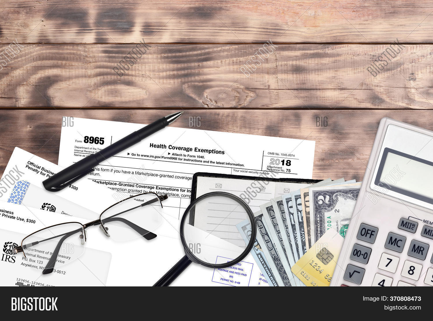 Irs Form 8965 Health Image & Photo (Free Trial) | Bigstock