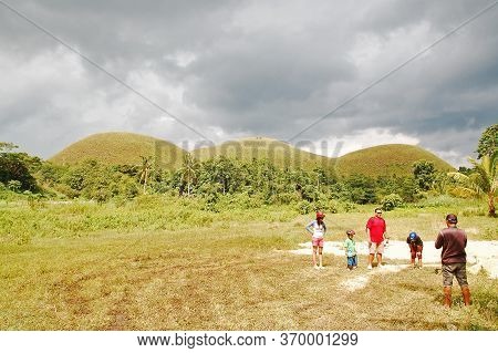 Bohol, Ph - Sept 1 - Chocolate Hills Landscape View On September 1, 2015 In Carmen, Bohol, Philippin