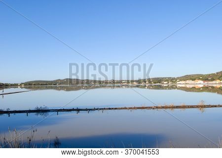 Saline On The Island Of Carloforte, Sardinia Italy