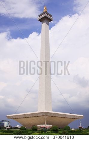 Jakarta, Indonesia - May 30, 2013: Illustrative Editorial - Monas Or Monumen Nasional (national Monu