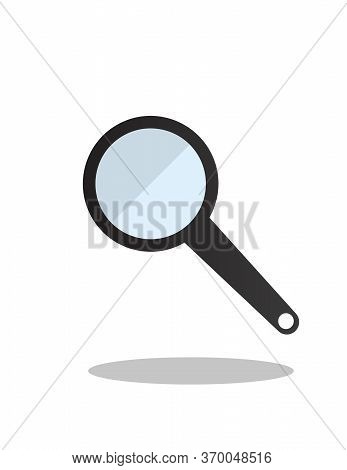 Magnifying Glass Icon Isolated On White Background