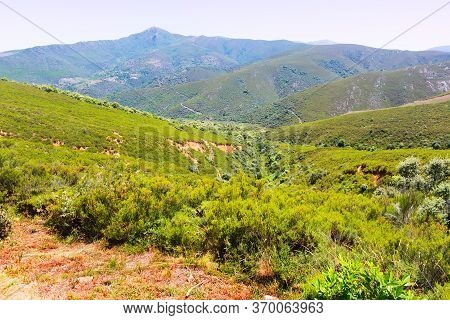 Mountains Landscape In Summer. Province Of Leon, Spain