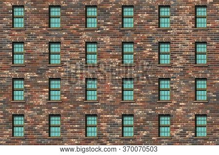 Brick Wall- 3D Abstract Pattern