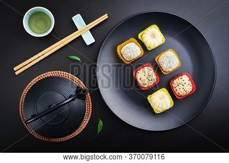 Mochi Assortment On Plate