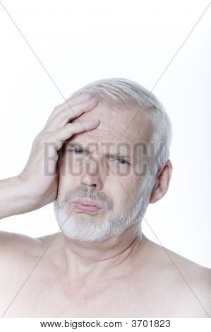 Expressive Senior Man