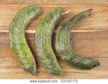 Fresh Inga Fruit. The Guama Fruit Tropical And Exotic From South America