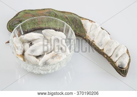 Fresh Inga Fruit. The Guama Fruit Tropical And Exotic From South America