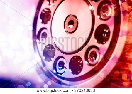 Computer Hard Drive, Opened Hdd Drive, Close Up.