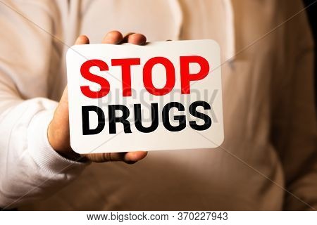 Handwriting Text Writing Stop Doping. Concept Meaning Do Not Use Use Banned Athletic Perforanalysisc