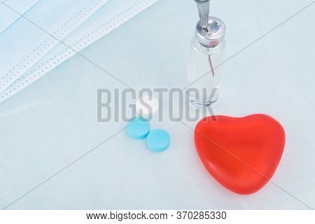 Injection With Medicine To Improve Heart Function