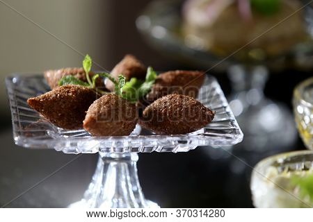 Salvador, Bahia / Brazil - August 27, 2018: Kibe Potion, Food Of Aribe Origin.