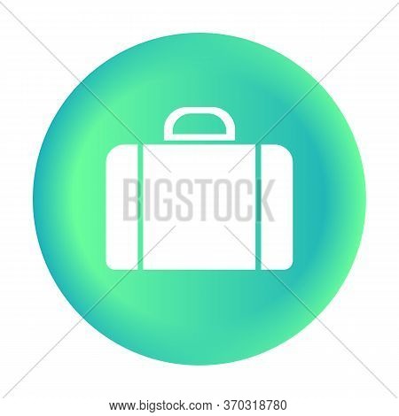 Suitcase Icon Vector Illustration Logo Template Design