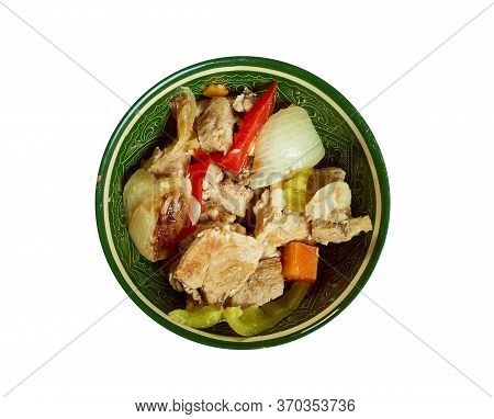 Pork Meat Korma,  Traditional Indian Korma Curries