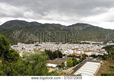 Ubrique, Cadiz. This Village Is Part Of The Pueblos Blancos, White Villages, In Southern Spain Andal
