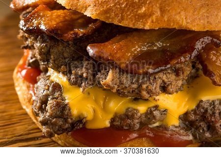 Rustic Homemade Bacon Smashburger