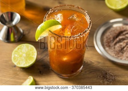 Homemade Mexican Michelada Beer Cocktail
