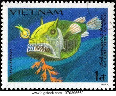 Saint Petersburg, Russia - May 31, 2020: Postage Stamp Issued In The Vietnam With The Image Of The S
