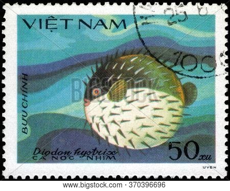 Saint Petersburg, Russia - May 31, 2020: Postage Stamp Issued In The Vietnam With The Image Of The S