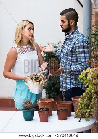 Returning European In Shock Of Husband And Shrunken Plants