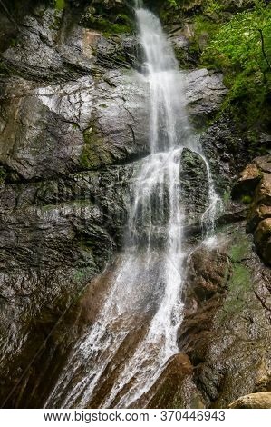 Makhuntseti Waterfall Near Batumi In Adjara Region, Georgia