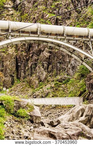 Allmannajuvet Mines Area Sauda. Norwegian National Tourist Scenic Route Ryfylke.