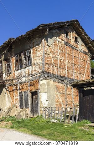 Staro Stefanovo, Bulgaria - April 9, 2014: Old Houses At Historical Village Of Staro Stefanovo, Love