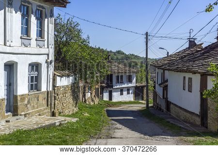 Staro Stefanovo, Bulgaria - April 9, 2014: Old Houses At Historical Village Of Staro Stefanovo, Love