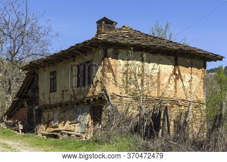 Staro Stefanovo, Bulgaria - April 9, 2014: Old Houses At Historical Village Of Staro Stefanovo, Love