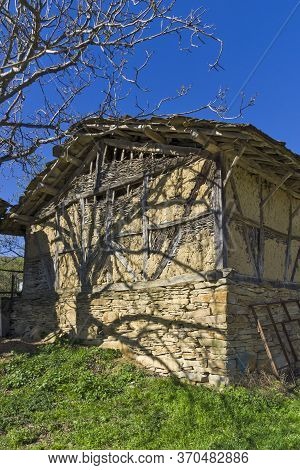 Staro Stefanovo, Bulgaria - April 9, 2014: Old Houses At Historical Village Of Staro Stefanovo, Love