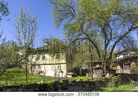 Staro Stefanovo, Bulgaria - April 9, 2014: Old Houses At Historical Village Of Staro Stefanovo, Love
