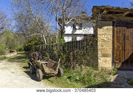 Staro Stefanovo, Bulgaria - April 9, 2014: Old Houses At Historical Village Of Staro Stefanovo, Love