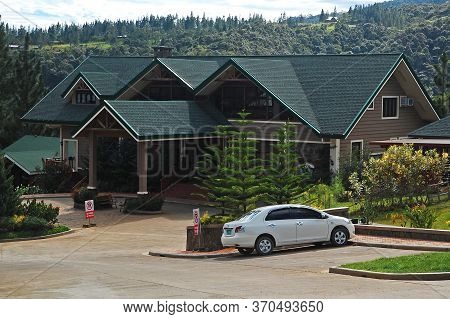 Bukidnon, Ph - Feb 6 - Pine Grove Mountain Lodge Facade On February 6, 2013 In Bukidnon, Philippines