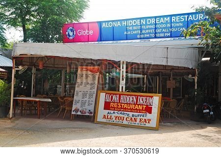 Bohol, Ph - Sept 1 - Alona Hidden Dream Restaurant Facade On September 1, 2015 In Alona Beach, Pangl