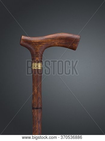 Walking Sticks And Crutches. High Quality Photo.