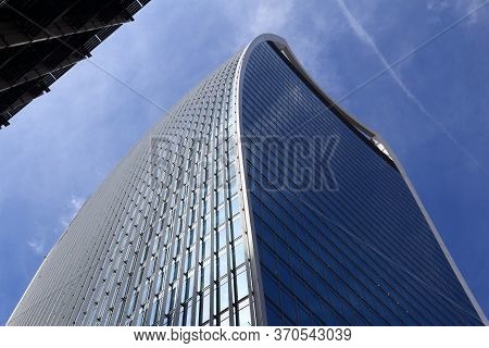 London, Uk - July 6, 2016: 20 Fenchurch Street Skyscraper In London, Uk. The Postmodern Style Office