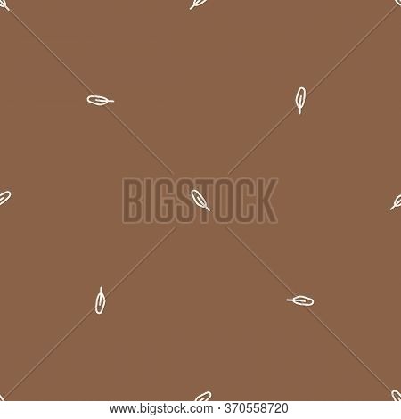 Seamless Bacaground Bird Feather Gender Neutral Baby Pattern. Simple Whimsical Minimal Earthy 2 Tone