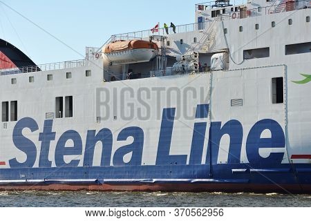 Ventspils, June 02: Ferry Of Stena Line On June 02, 2020 At Ventspils, Latvia.
