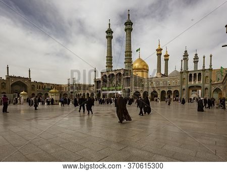 Tehran, Iran - 2019-04-16 - Holy Shrine Dedicated To Lady Masumeh Fatima.
