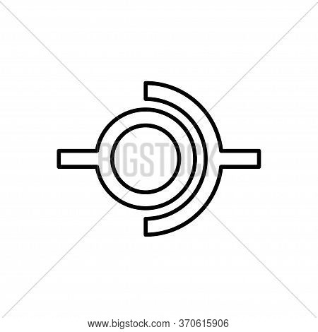 Hinge Icon Flat Vector Template Design Trendy